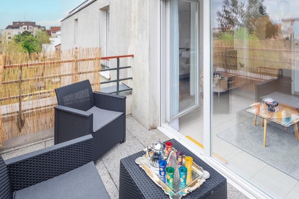 Апартаменты L'Excellence-8Min Aeroport-Terrasse-Parking Prive Линголшем Экстерьер фото